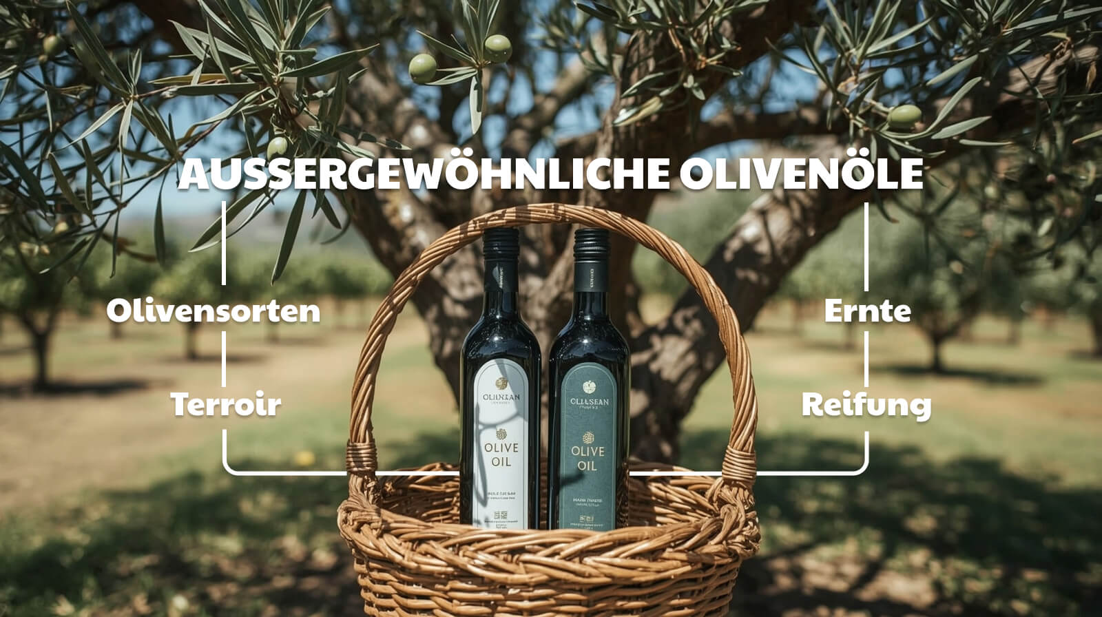 AUSSERGEWÖHNLICHE OLIVENÖLE