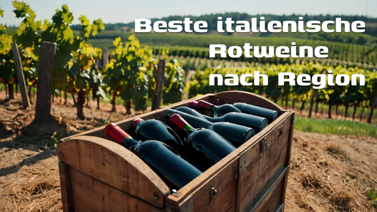 Beste italienische Rotweine nach Region
