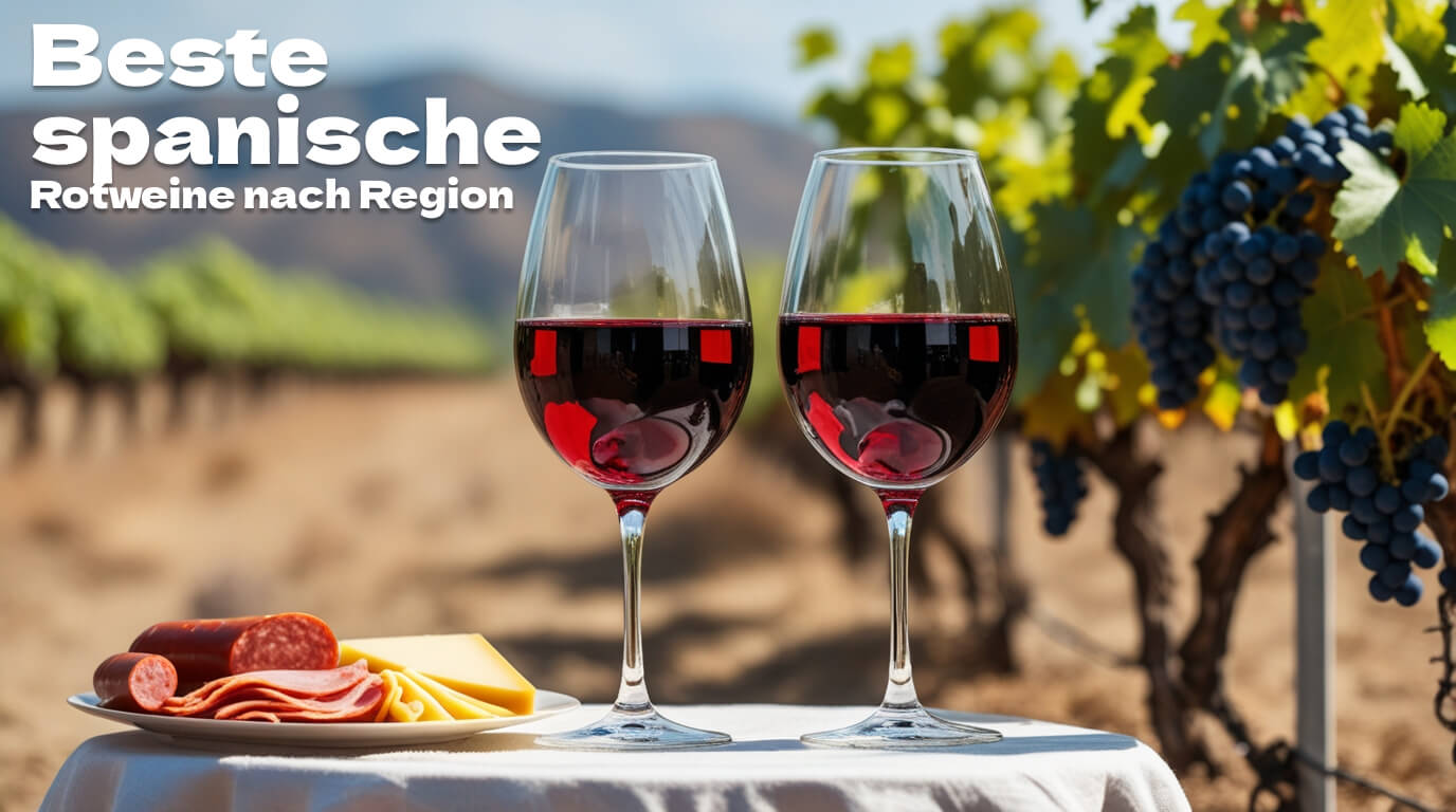 Beste spanische Rotweine nach Region