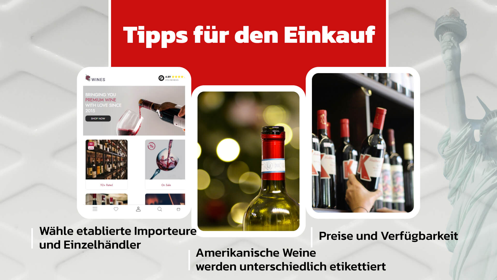Tipps für den Einkauf